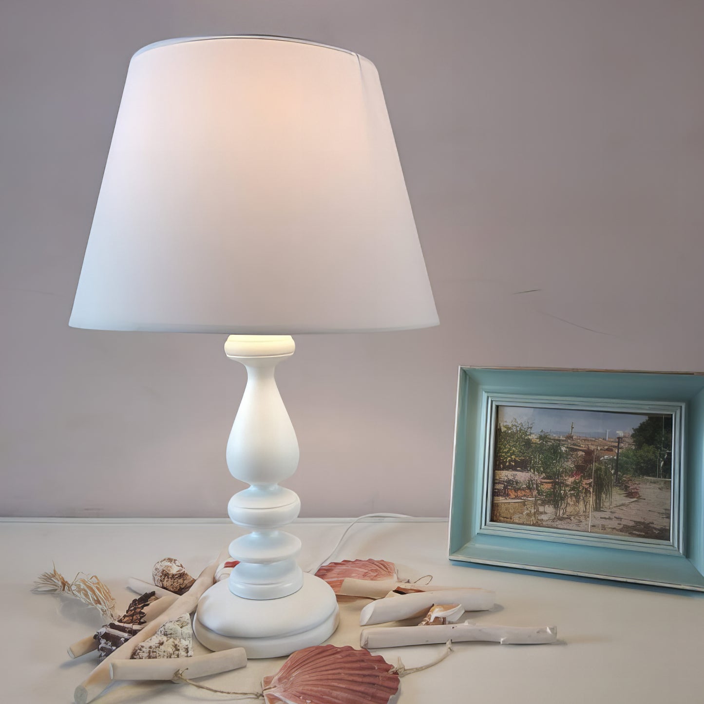 Класическа дървена настолна/ нощна лампа | Б НЛ 15 |