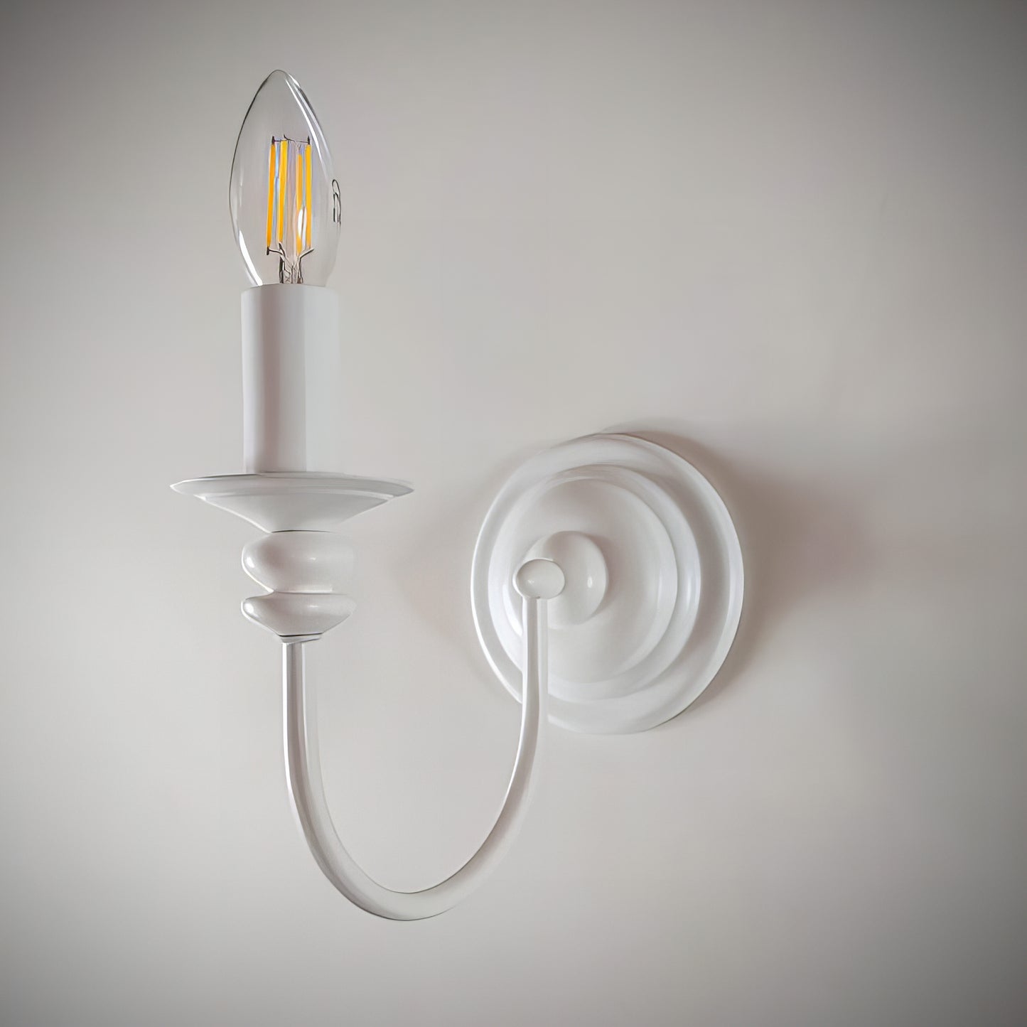 Метален Класически Аплик | тип свещ | стенна единична лампа | Б A 11 |