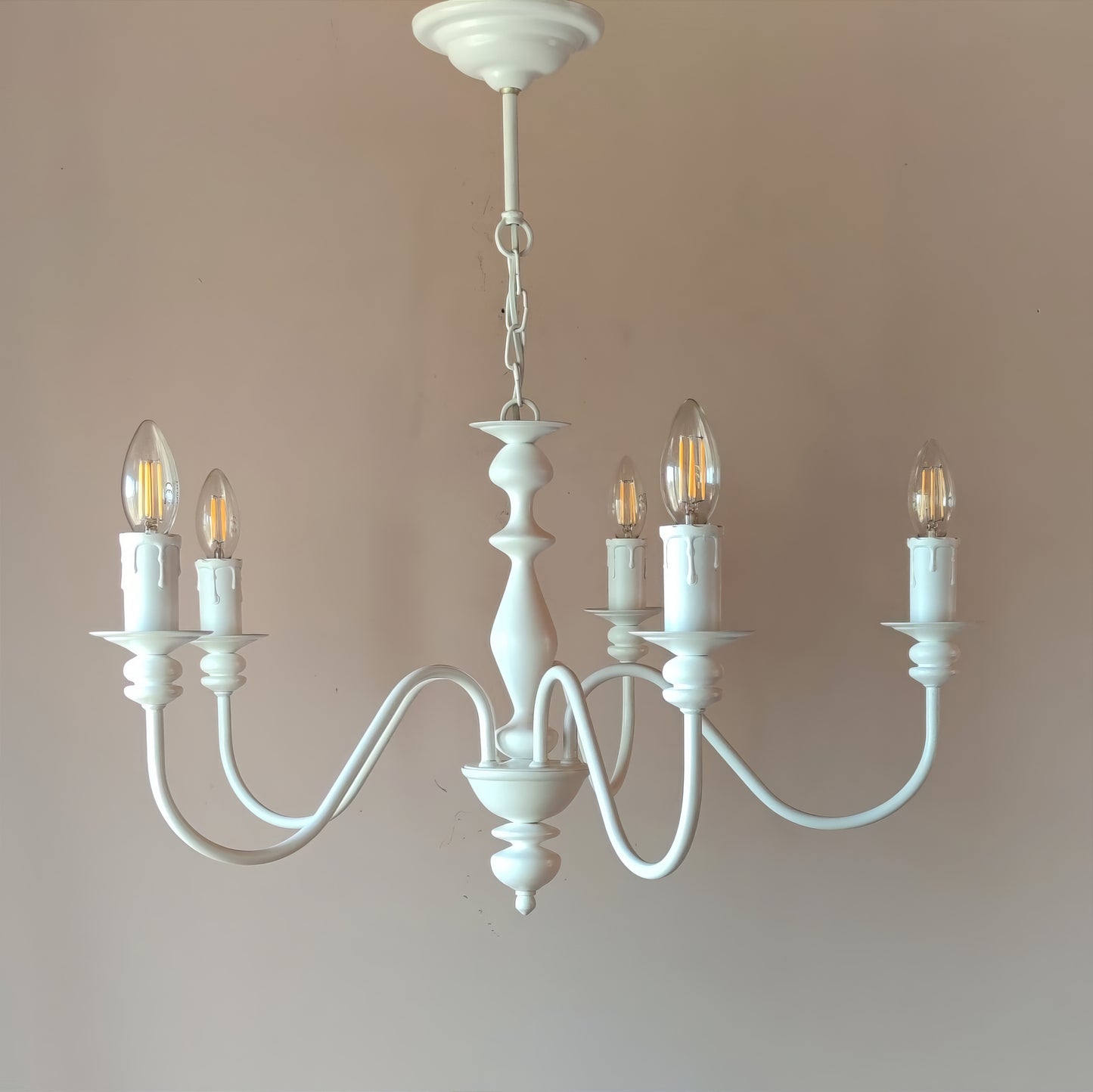 Класически полилей | тип свещ | 5 рамена | БЕЗ/С текстилни абажури | ПO 30 |