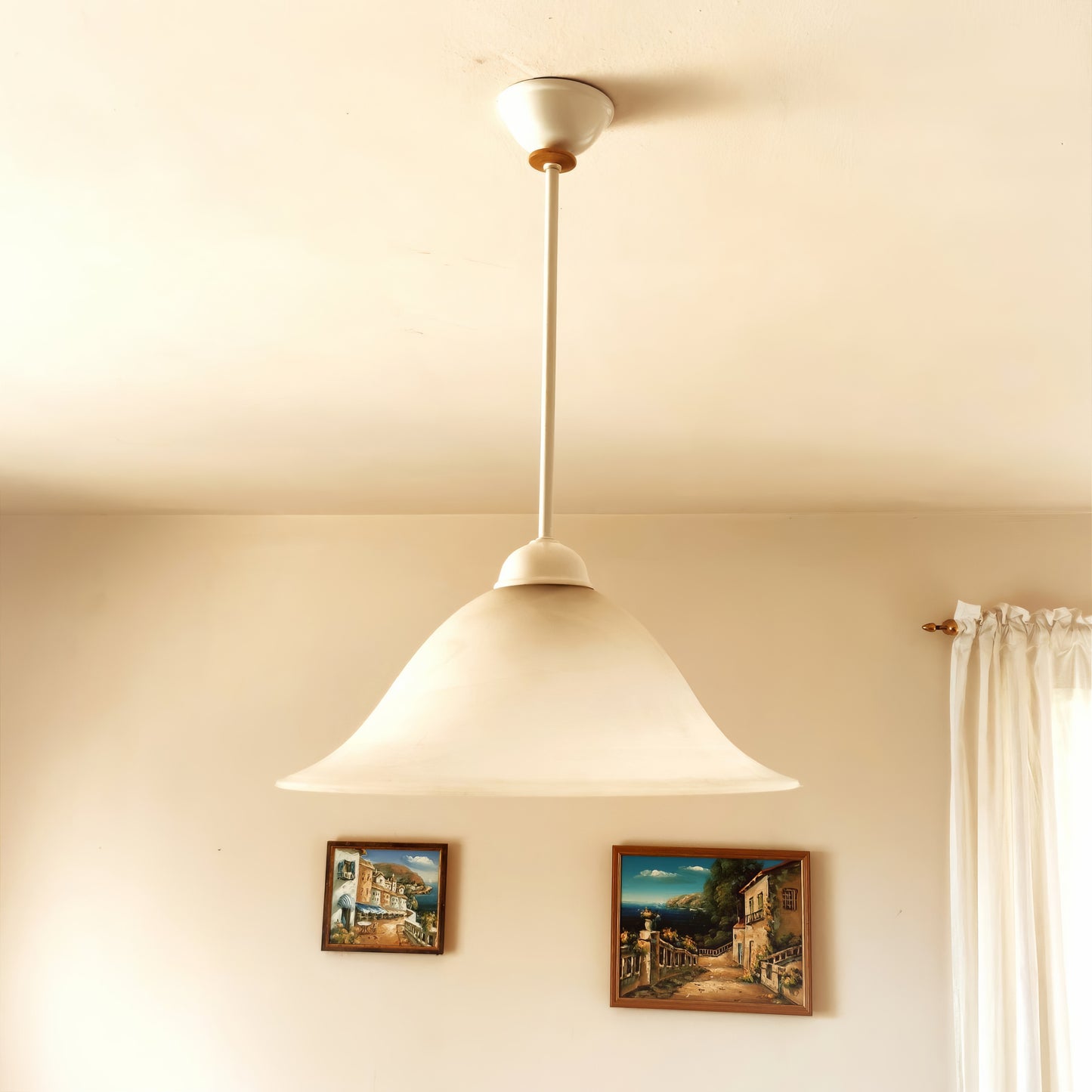 Класически пендел със стъклен абажур | висяща лампа | ПЕ 11 |