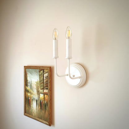 Модерен аплик | тип свещ | стенна лампа | метален | Б А 10 |