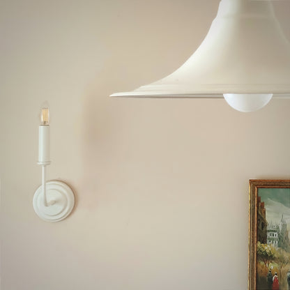 Модерен аплик тип свещ| Единичен | БЕЗ/С текстилен абажур абажур | Стенна Лампа | Метален | Б A 22 |