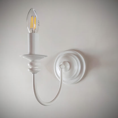 Метален Класически Аплик | тип свещ | стенна единична лампа | Б A 11 |