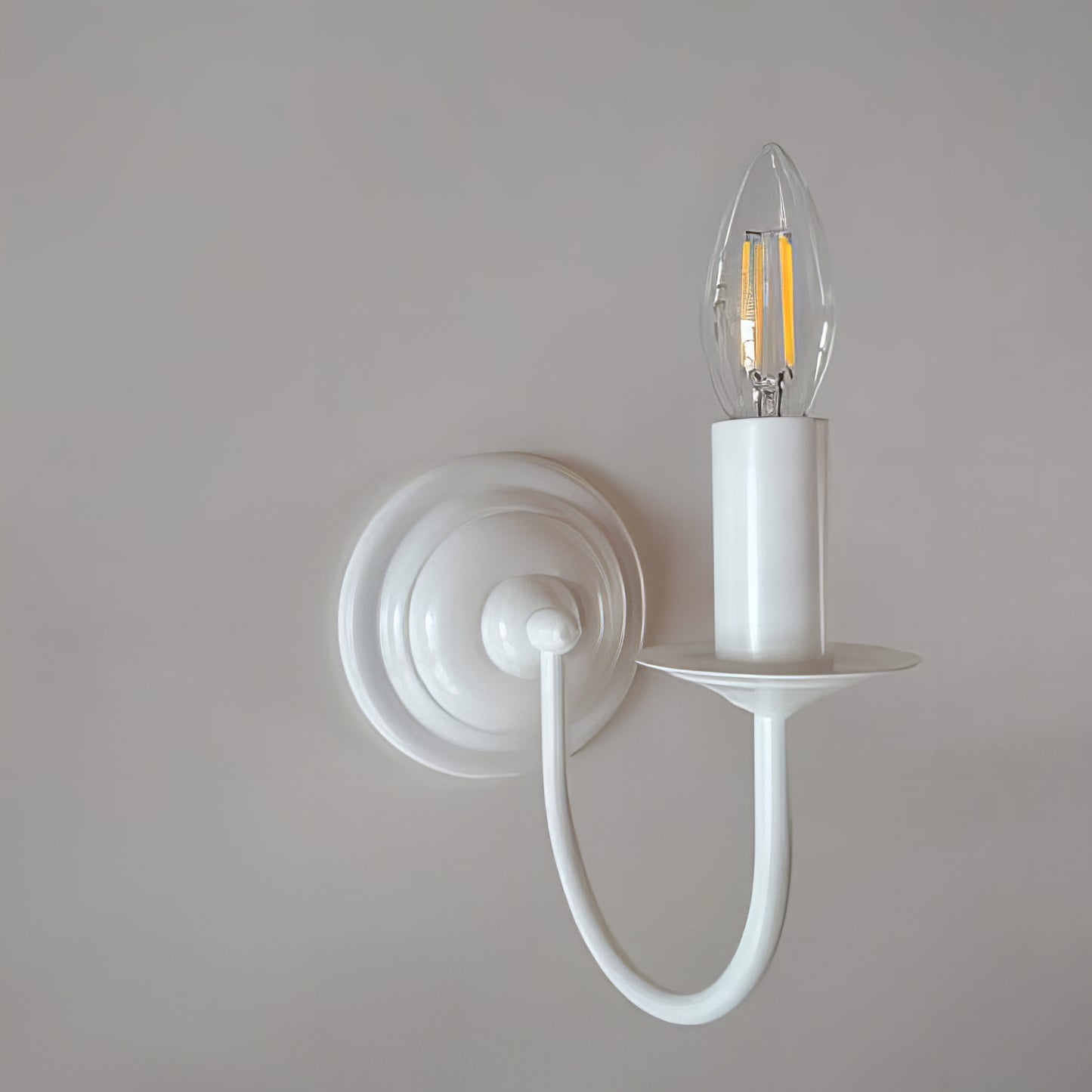 Метален Класически Аплик | тип свещ | стенна единична лампа | Б A 11 |