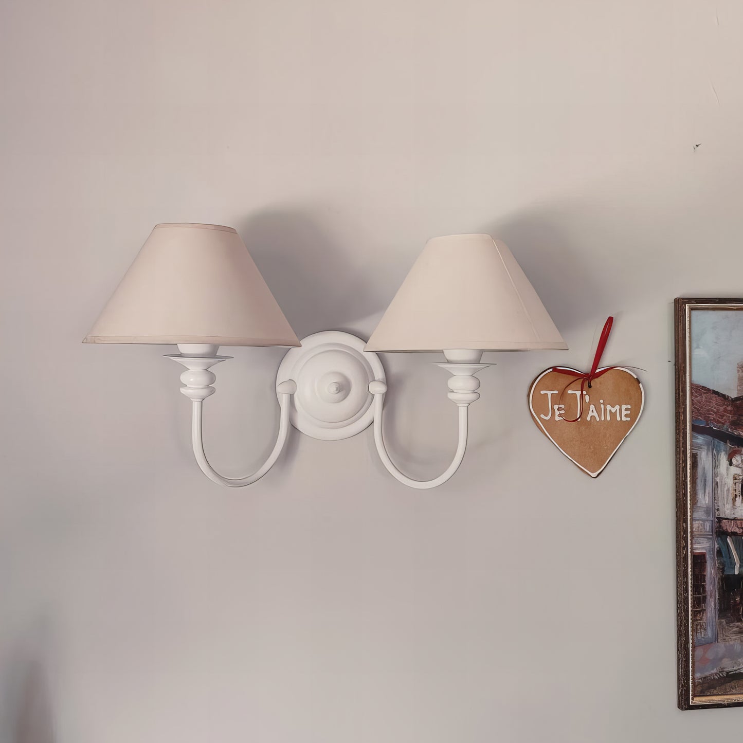 Модерен двоен класически аплик тип свещ | БЕЗ/С текстилни абажури | метален | Б A 14 |