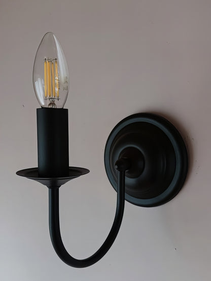 Метален класически аплик |БЕЗ/С текстилен абажур | единичен | Ч A 19|