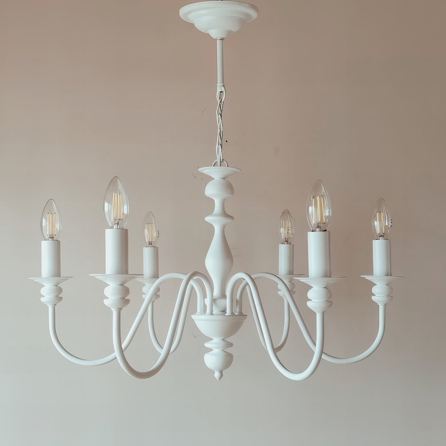 Класически полилей | 6 рамена | БЕЗ/С Текстилни Абажури | ПO 23 |