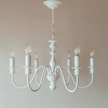 Класически полилей | 6 рамена | БЕЗ/С Текстилни Абажури | ПO 23 |