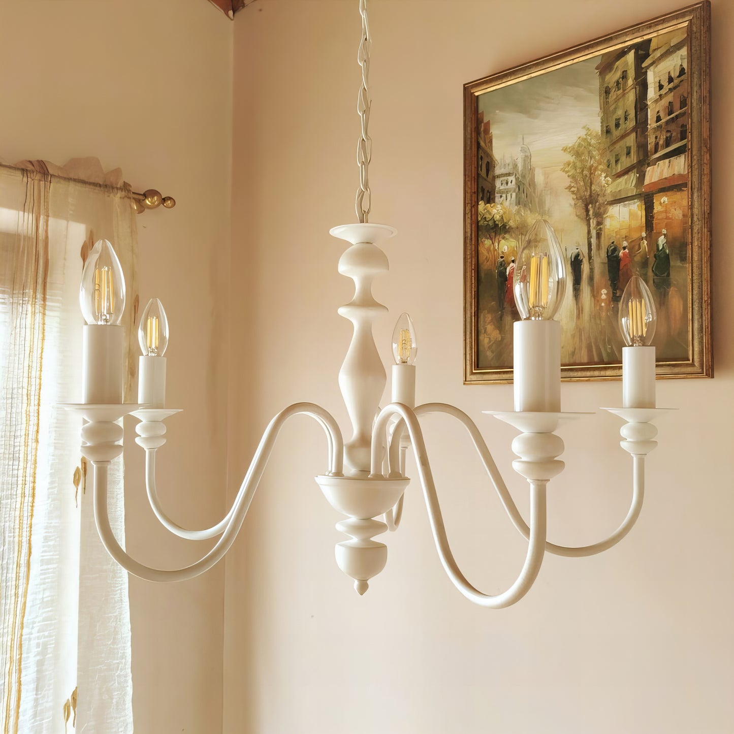 Класически полилей | тип свещ | 5 рамена | БЕЗ/С текстилни абажури | ПO 30 |