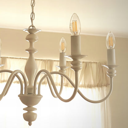 Класически полилей | 6 рамена | БЕЗ/С Текстилни Абажури | ПO 23 |