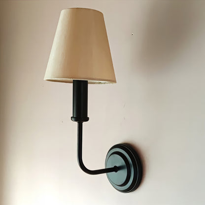 Модерен аплик тип свещ| Единичен | БЕЗ/С текстилен абажур абажур | Стенна Лампа | Метален | Ч A 22 |