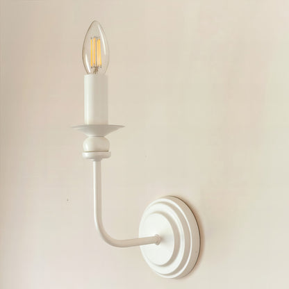 Модерен единичен аплик | Tип Свещ | Стенна лампа | БЕЗ/С текстилен абажур | Б A 21 |