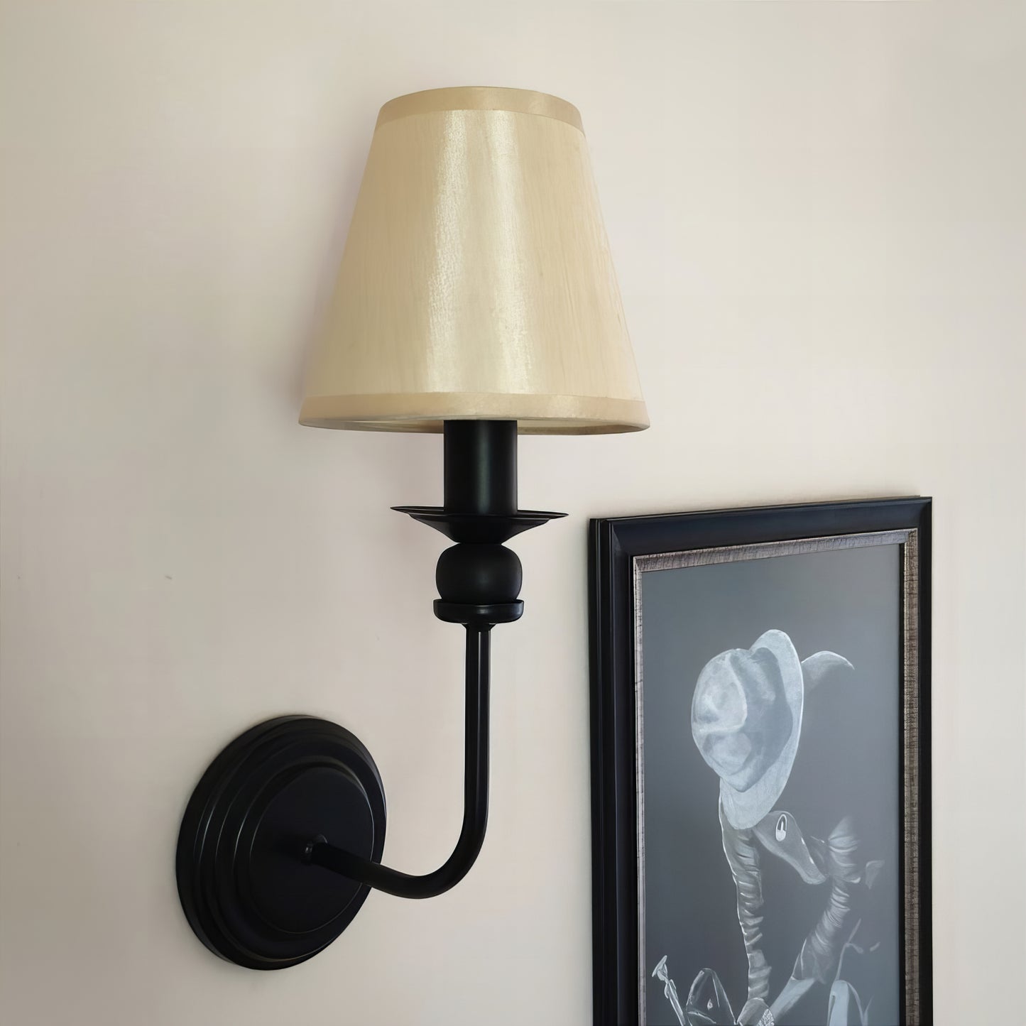 Модерен единичен аплик | Tип Свещ | Стенна лампа | БЕЗ/С текстилен абажур | Ч A 21 |