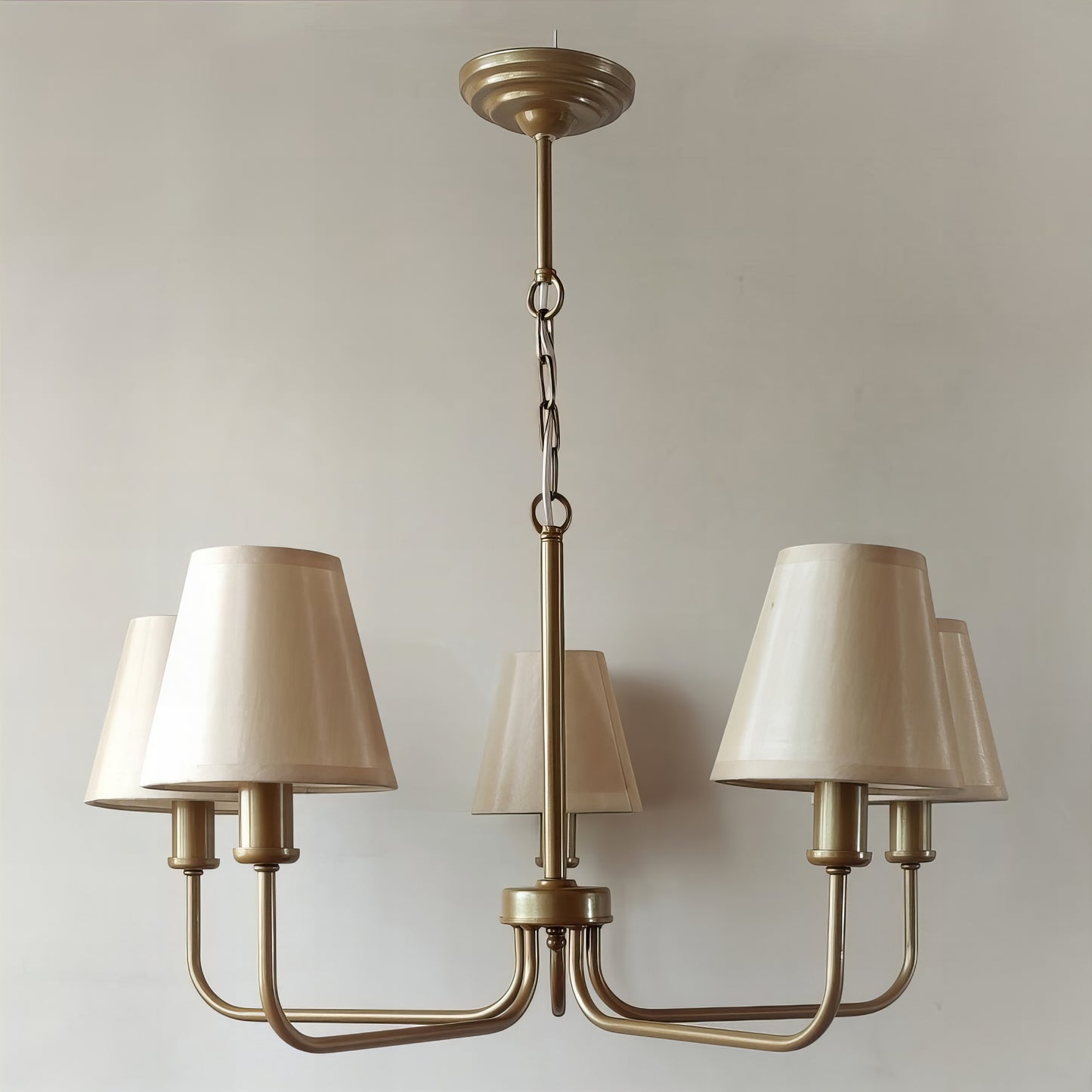 Класически полилей тип свещ | 5 рамена | БЕЗ/С текстилни абажури | ПO 38 |