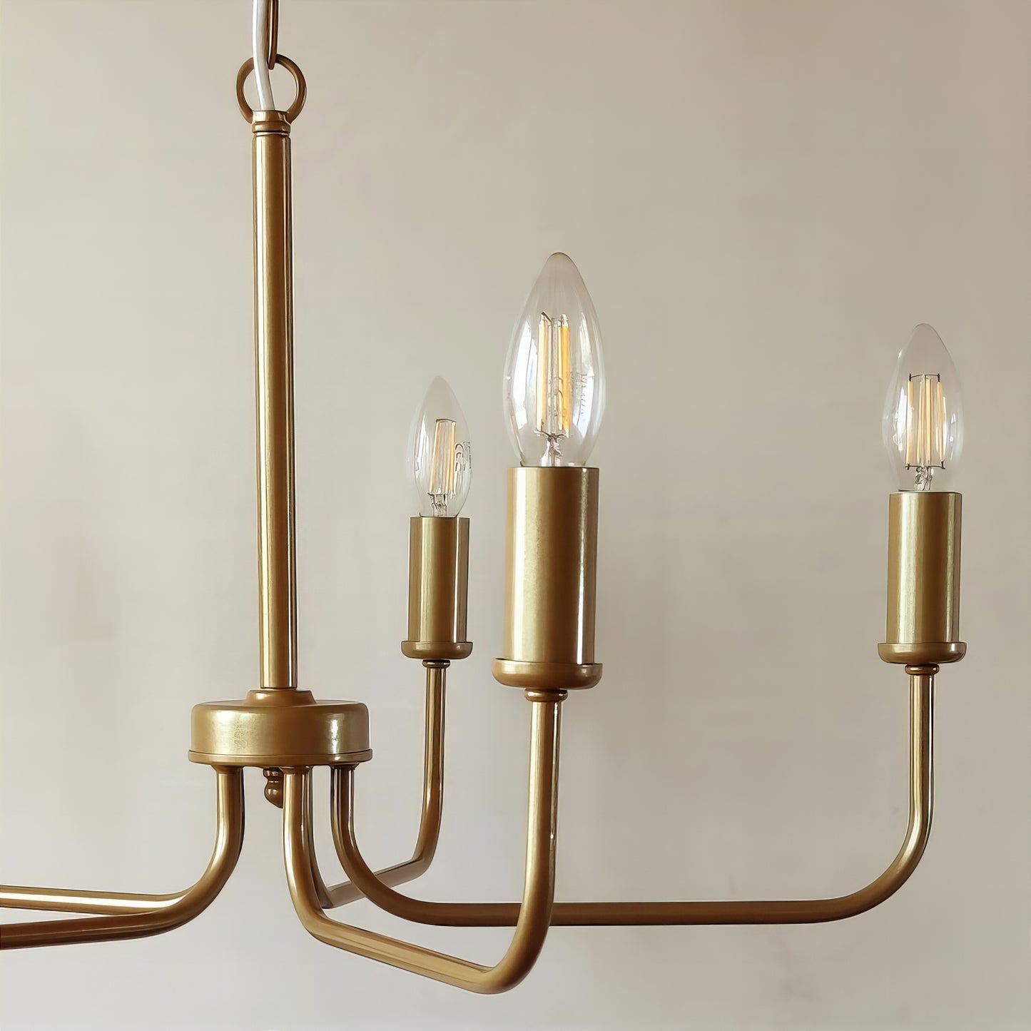 Класически полилей тип свещ | 5 рамена | БЕЗ/С текстилни абажури | ПO 38 |