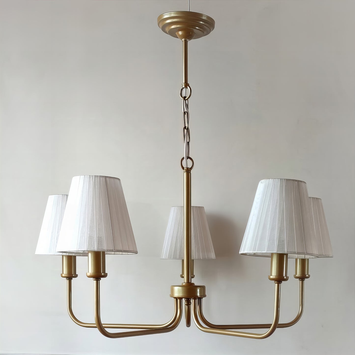 Класически полилей тип свещ | 5 рамена | БЕЗ/С текстилни абажури | ПO 38 |