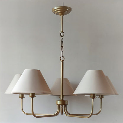 Класически полилей тип свещ | 5 рамена | БЕЗ/С текстилни абажури | ПO 38 |