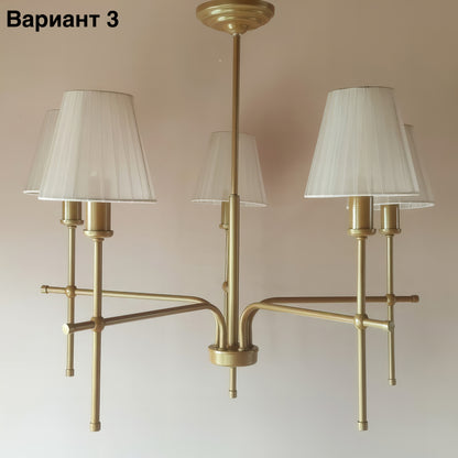 Класически полилей | тип свещ | 5 рамена | БЕЗ/С текстилни Абажури | ПO 43 |